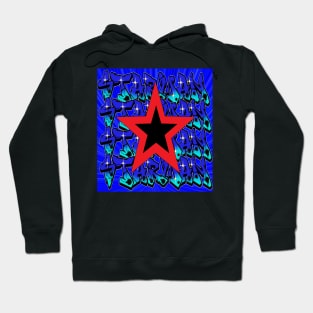 Starman Red Dark Star ziggy Hoodie